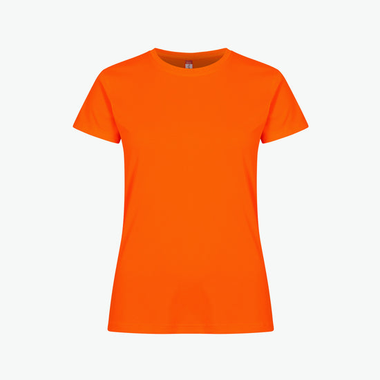 Clique Basic Active-T Women - Signaaloranje T-Shirt Dames Clique XS