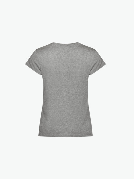 Clique Basic Active-T Women - Grijsmelange T-Shirt Dames Clique