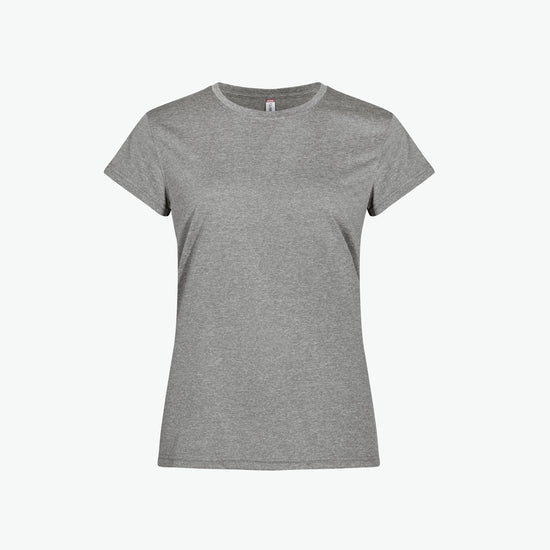 Clique Basic Active-T Women - Grijsmelange T-Shirt Dames Clique XS