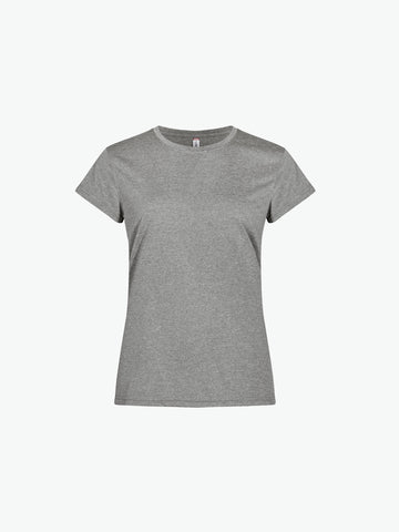 Clique Basic Active-T Women - Grijsmelange T-Shirt Dames Clique XS