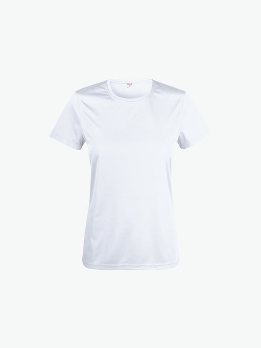 Clique Basic Active-T Women - Wit T-Shirt Dames Clique XS