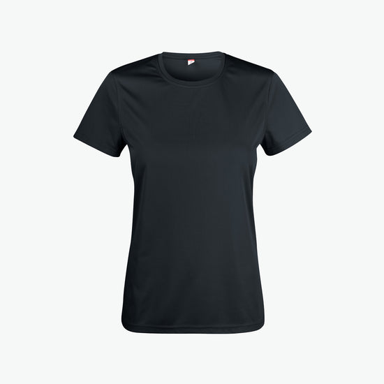Clique Basic Active-T Women - Zwart T-Shirt Dames Clique XS