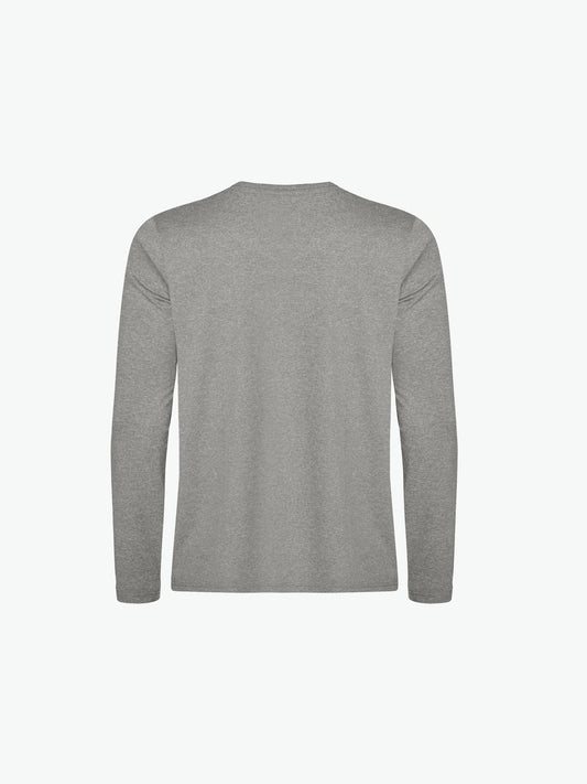 Clique Basic Active-T LS - Grijsmelange T-Shirt Clique