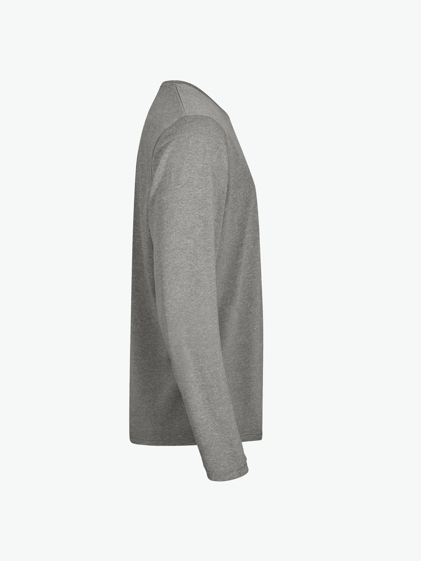 Clique Basic Active-T LS - Grijsmelange T-Shirt Clique