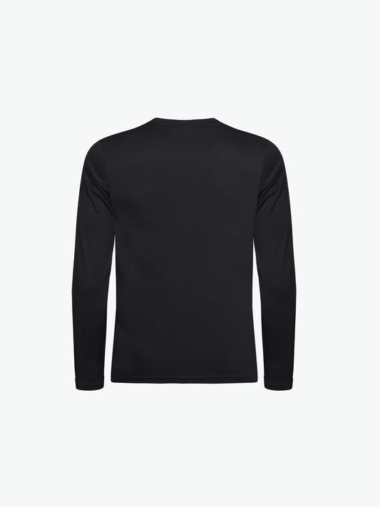 Clique Basic Active-T LS - Zwart T-Shirt Clique