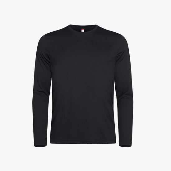 Clique Basic Active-T LS - Zwart T-Shirt Clique XS