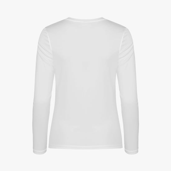 Clique Basic Active-T Women LS - Wit T-Shirt Dames Clique