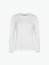 Clique Basic Active-T Women LS - Wit T-Shirt Dames Clique XS