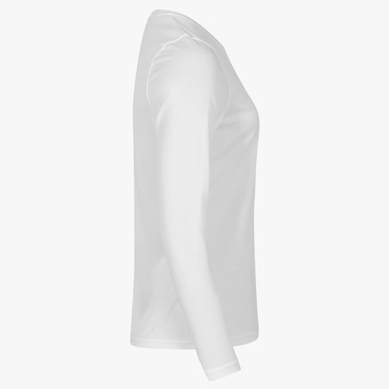 Clique Basic Active-T Women LS - Wit T-Shirt Dames Clique