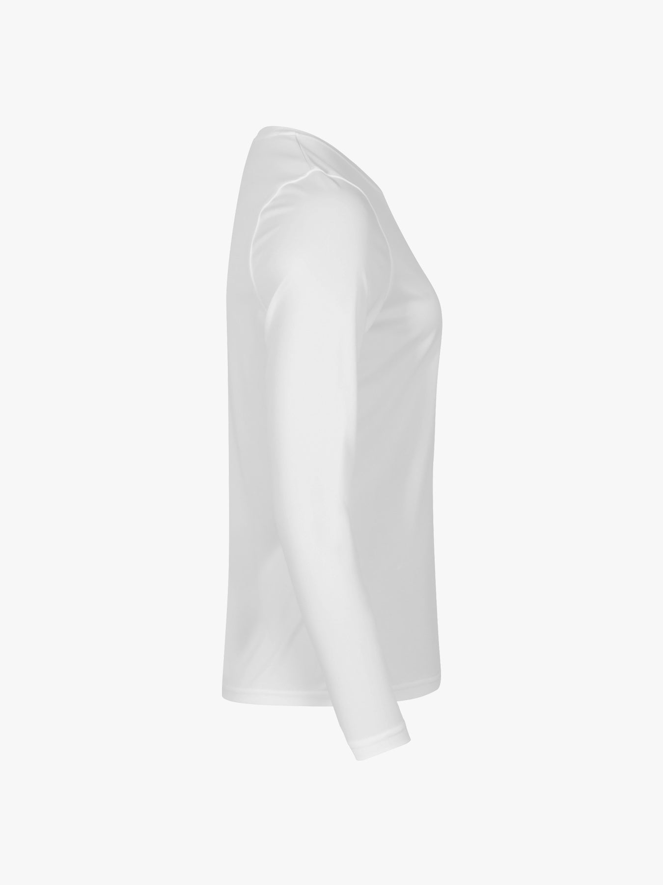 Clique Basic Active-T Women LS - Wit T-Shirt Dames Clique