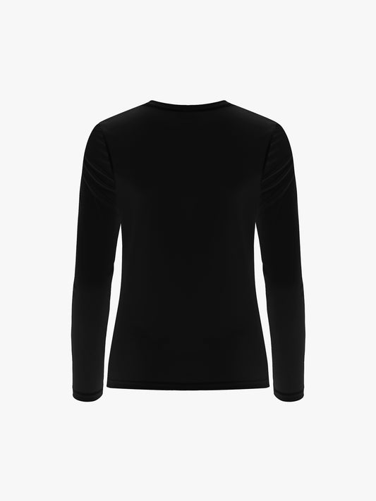 Clique Basic Active-T Women LS - Zwart T-Shirt Dames Clique