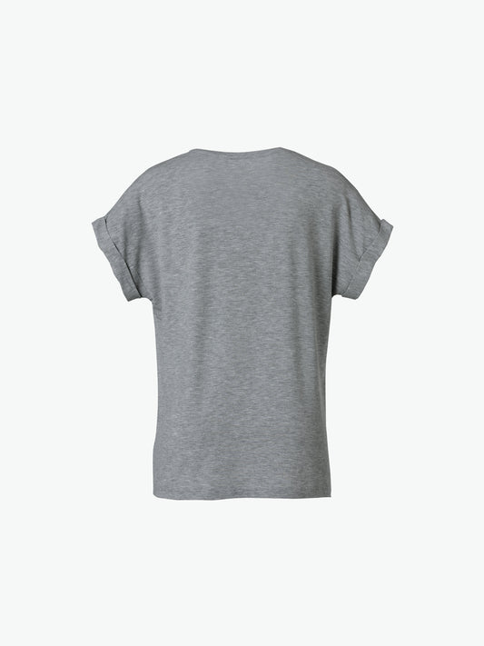 Clique Katy - Grijsmelange T-Shirt Dames Clique
