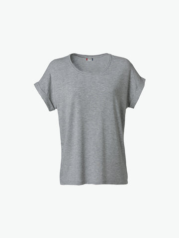 Clique Katy - Grijsmelange T-Shirt Dames Clique XS