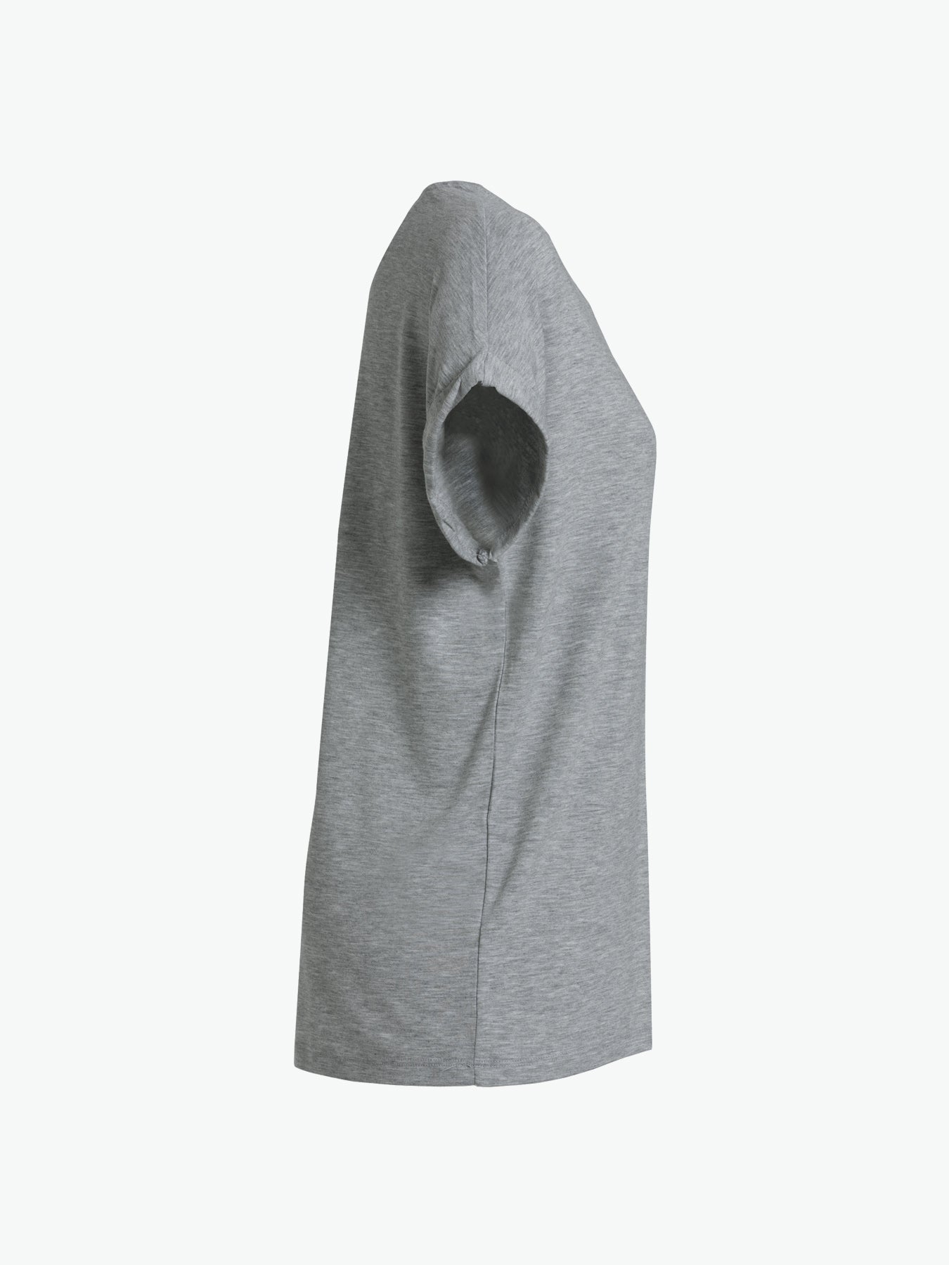 Clique Katy - Grijsmelange T-Shirt Dames Clique