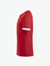 Clique Nome T-shirt - Rood/Wit T-Shirt Clique