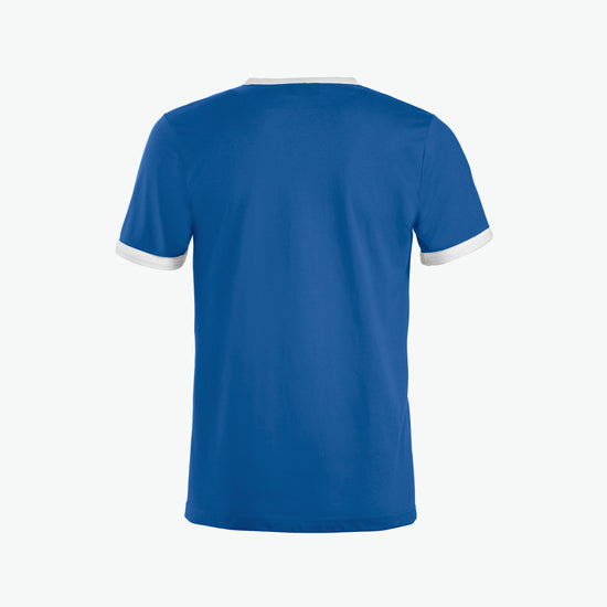 Clique Nome T-shirt - Kobalt/Wit T-Shirt Clique