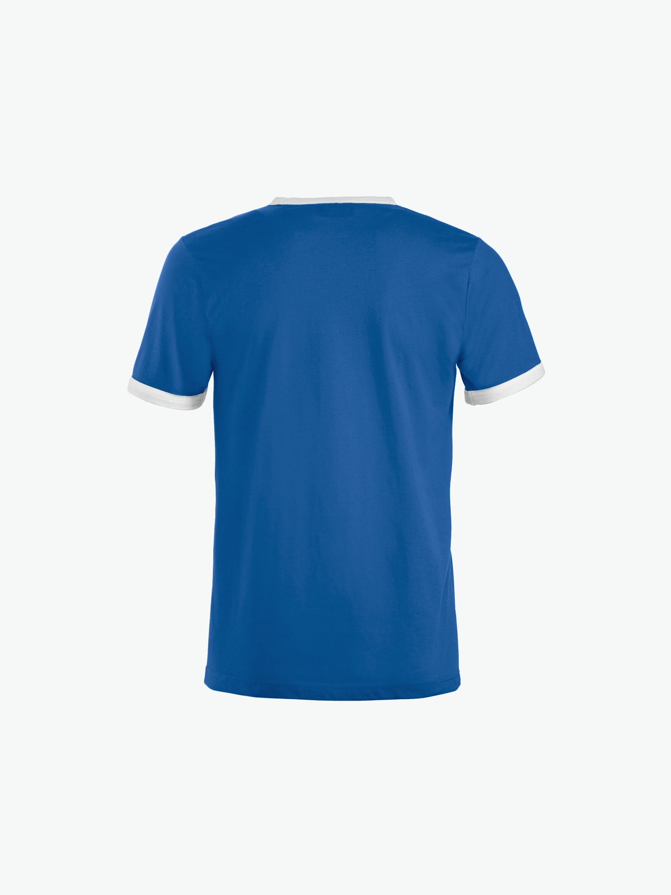 Clique Nome T-shirt - Kobalt/Wit T-Shirt Clique