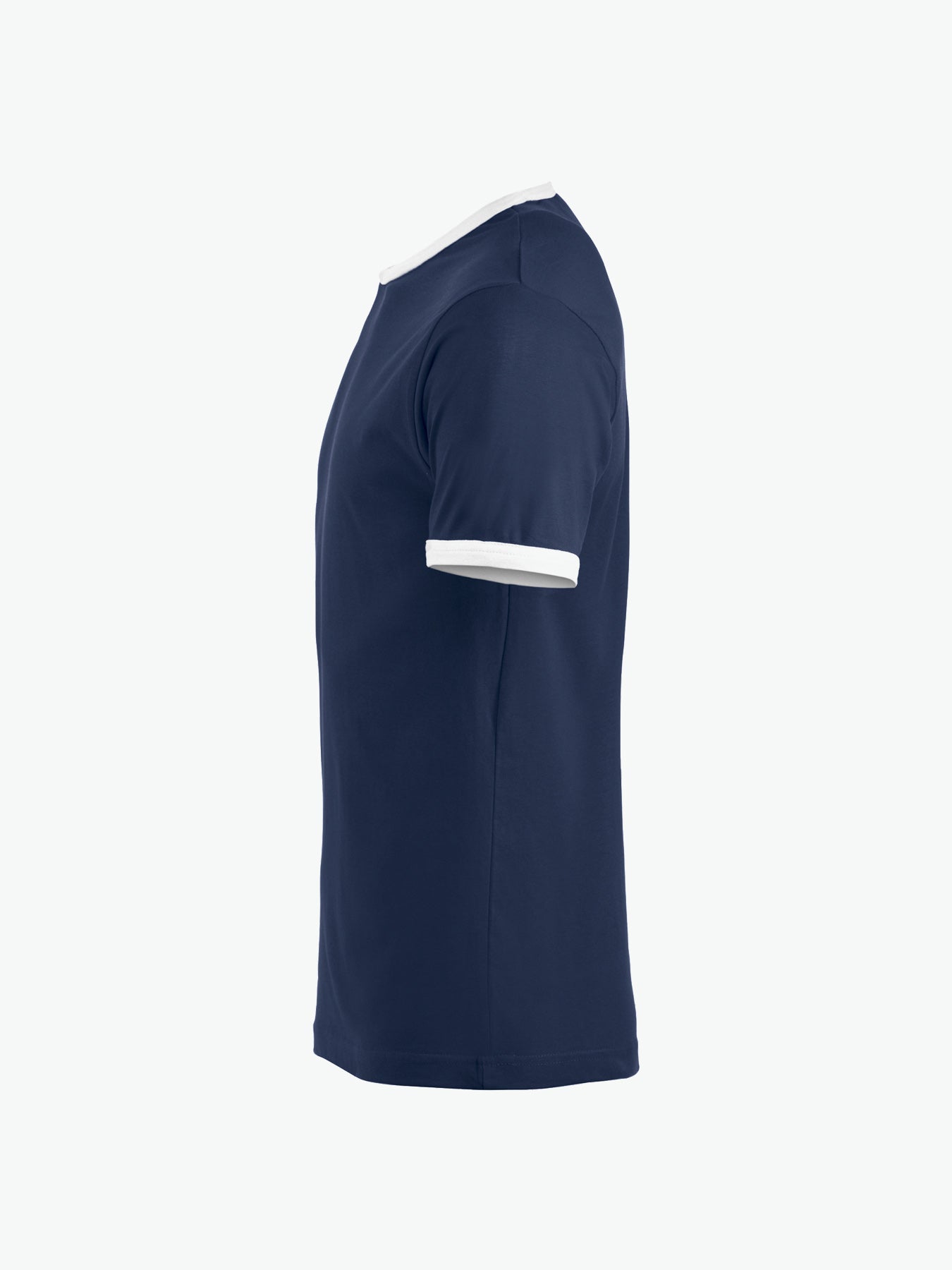Clique Nome T-shirt - Navy/Wit T-Shirt Clique