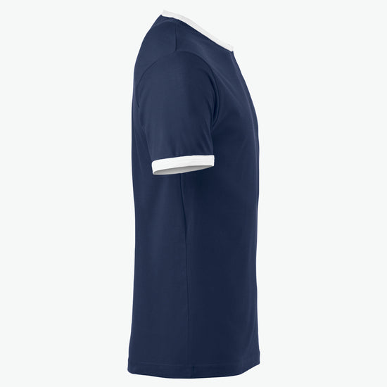 Clique Nome T-shirt - Navy/Wit T-Shirt Clique