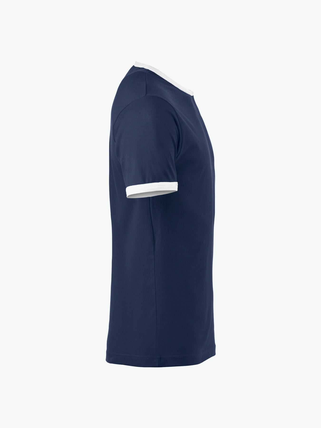 Clique Nome T-shirt - Navy/Wit T-Shirt Clique