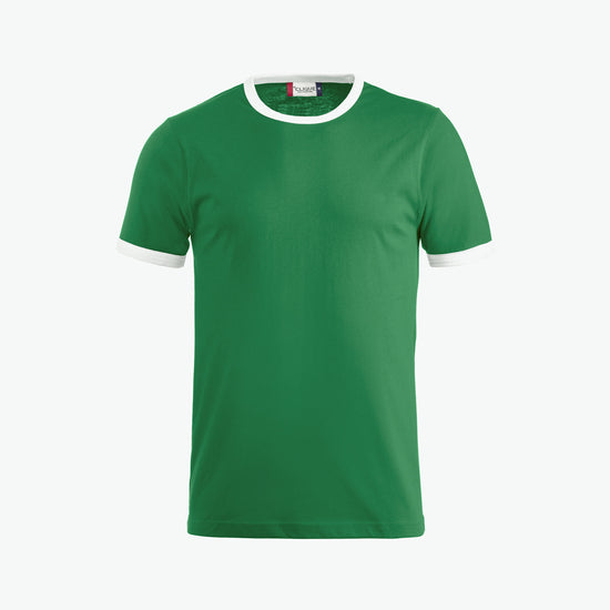 Clique Nome T-shirt - Groen/Wit T-Shirt Clique XS