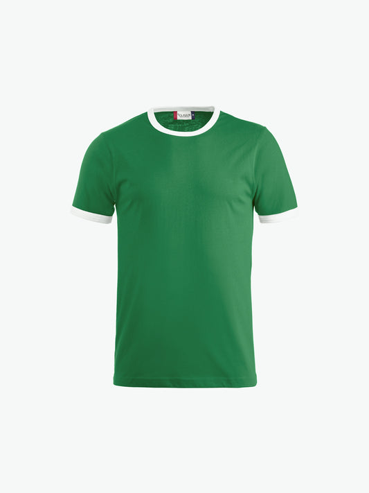 Clique Nome T-shirt - Groen/Wit T-Shirt Clique XS