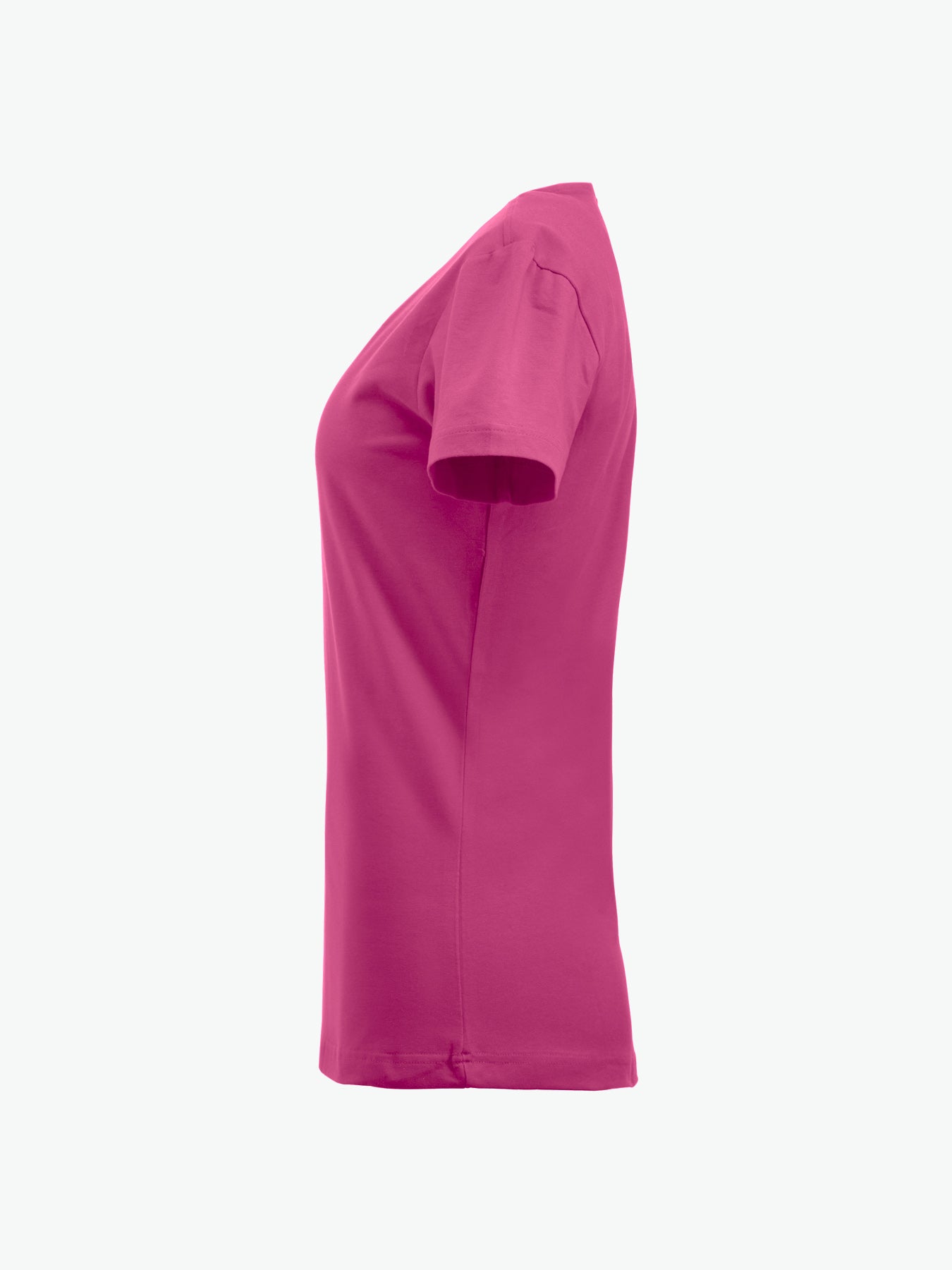 Clique Carolina S/S - Helder Kersen T-Shirt Dames Clique