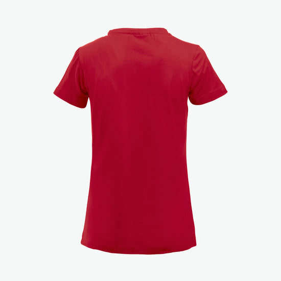 Clique Carolina S/S - Rood T-Shirt Dames Clique