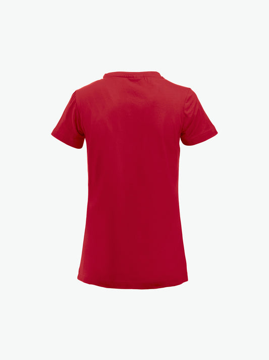 Clique Carolina S/S - Rood T-Shirt Dames Clique