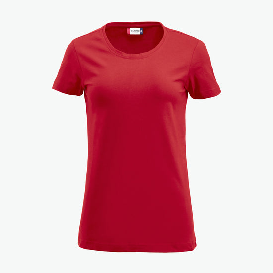 Clique Carolina S/S - Rood T-Shirt Dames Clique S