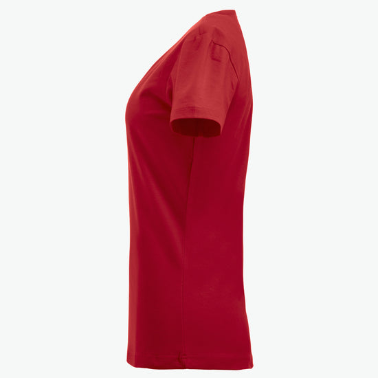 Clique Carolina S/S - Rood T-Shirt Dames Clique