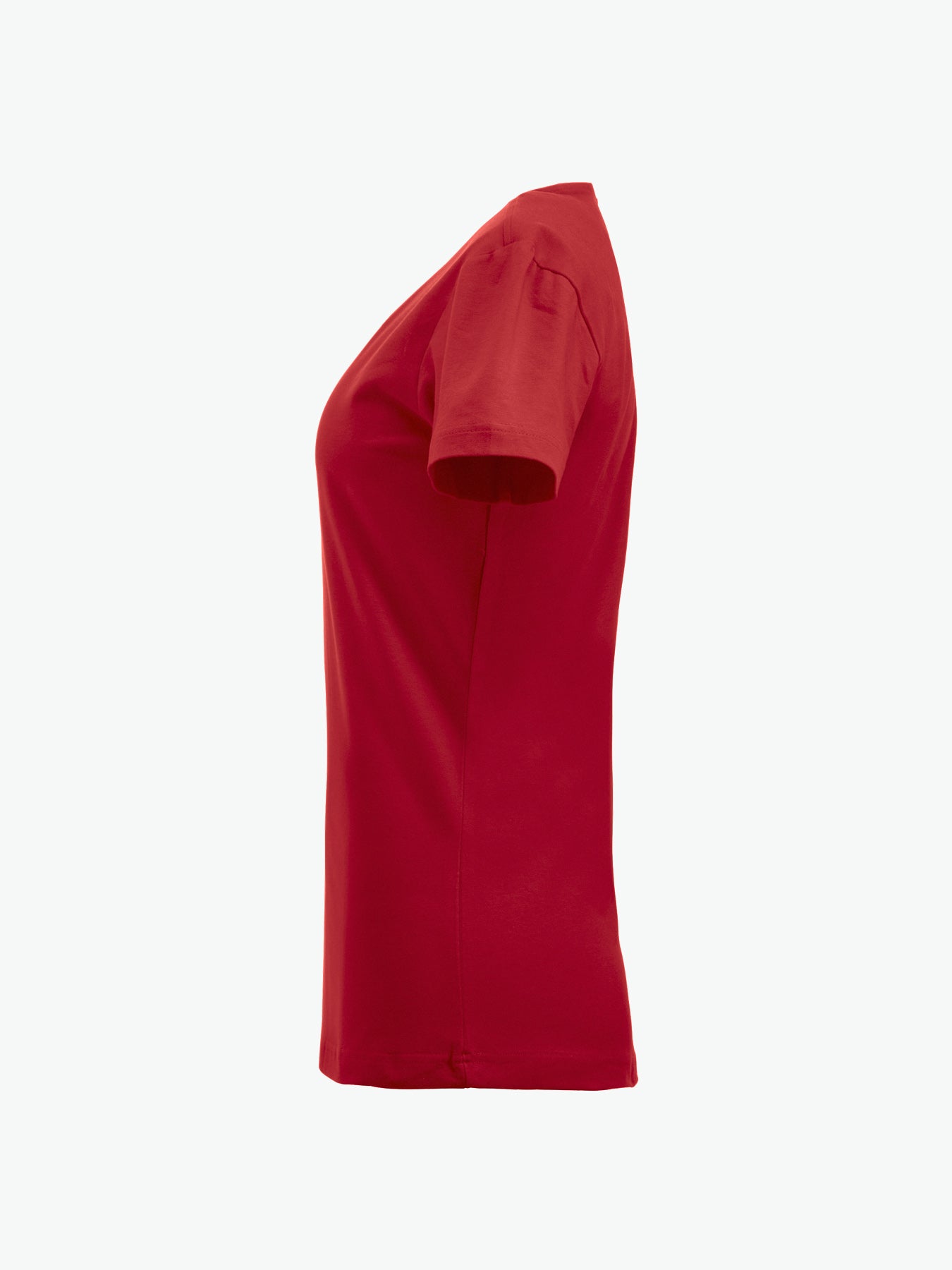 Clique Carolina S/S - Rood T-Shirt Dames Clique