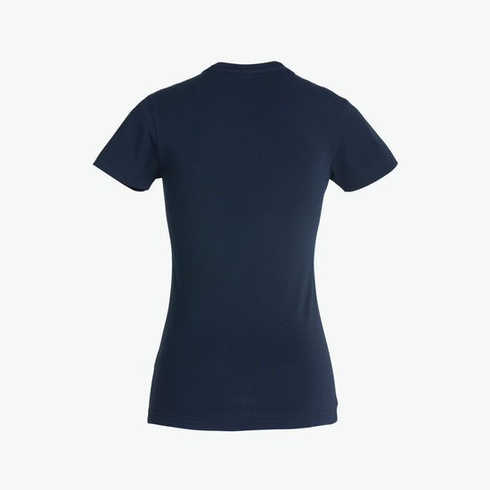 Clique Carolina S/S - Dark Navy T-Shirt Dames Clique