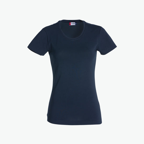 Clique Carolina S/S - Dark Navy T-Shirt Dames Clique S