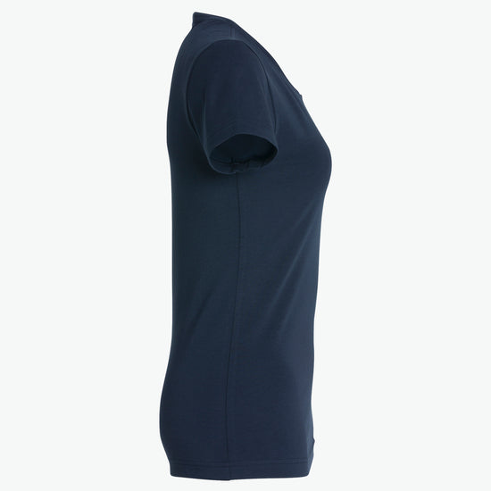 Clique Carolina S/S - Dark Navy T-Shirt Dames Clique