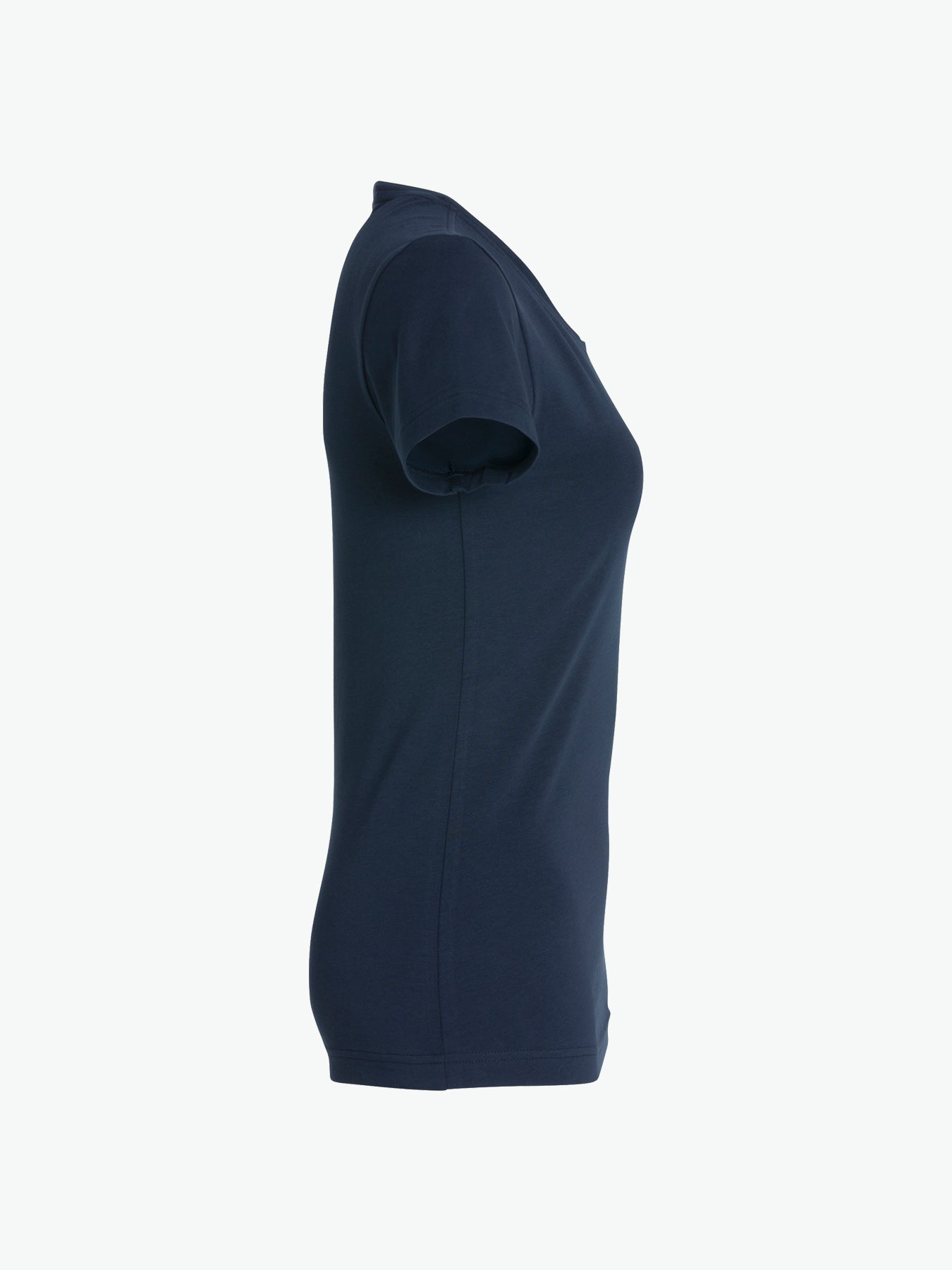 Clique Carolina S/S - Dark Navy T-Shirt Dames Clique