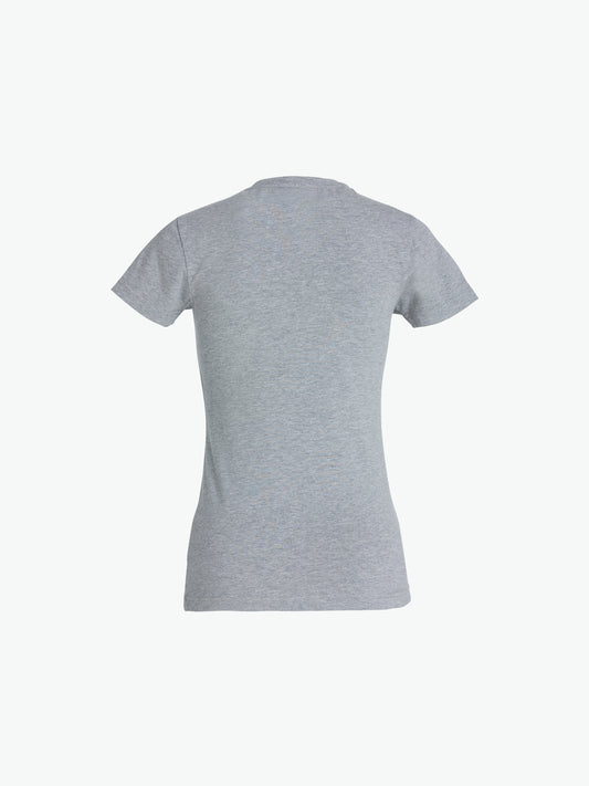 Clique Carolina S/S - Grijsmelange T-Shirt Dames Clique