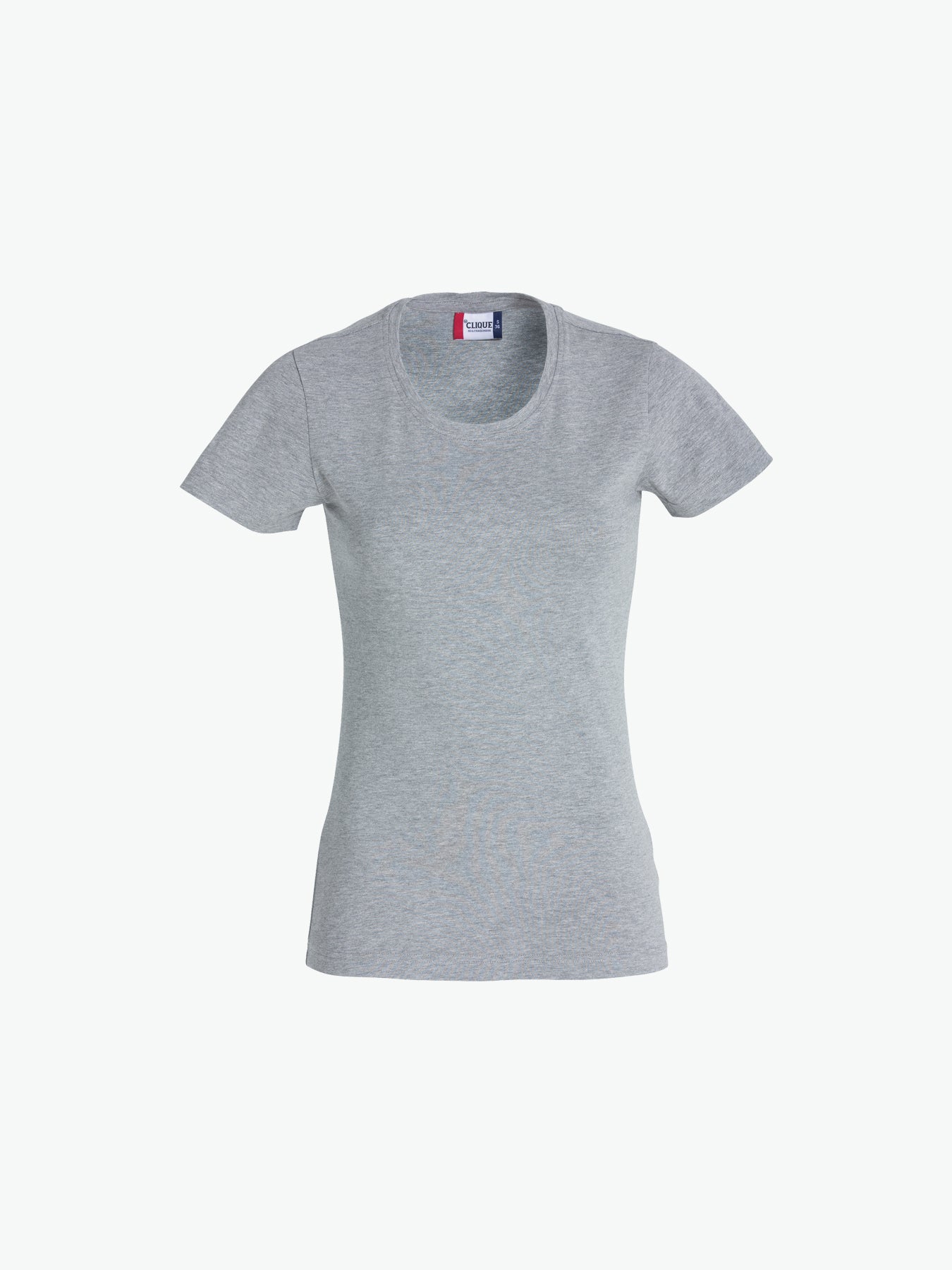 Clique Carolina S/S - Grijsmelange T-Shirt Dames Clique S