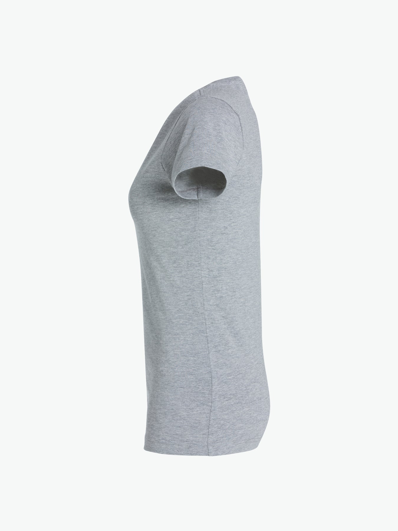 Clique Carolina S/S - Grijsmelange T-Shirt Dames Clique