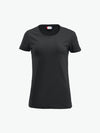 Clique Carolina S/S - Zwart T-Shirt Dames Clique S