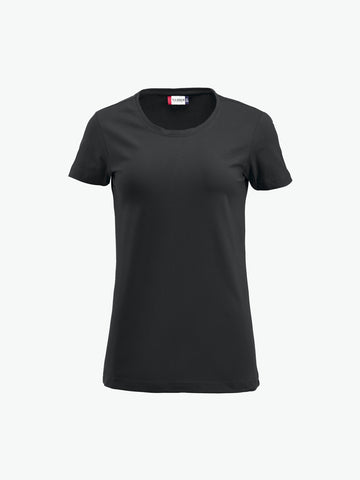 Clique Carolina S/S - Zwart T-Shirt Dames Clique S