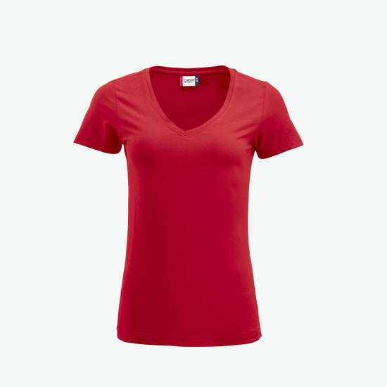 Clique Arden - Rood T-Shirt Dames Clique S