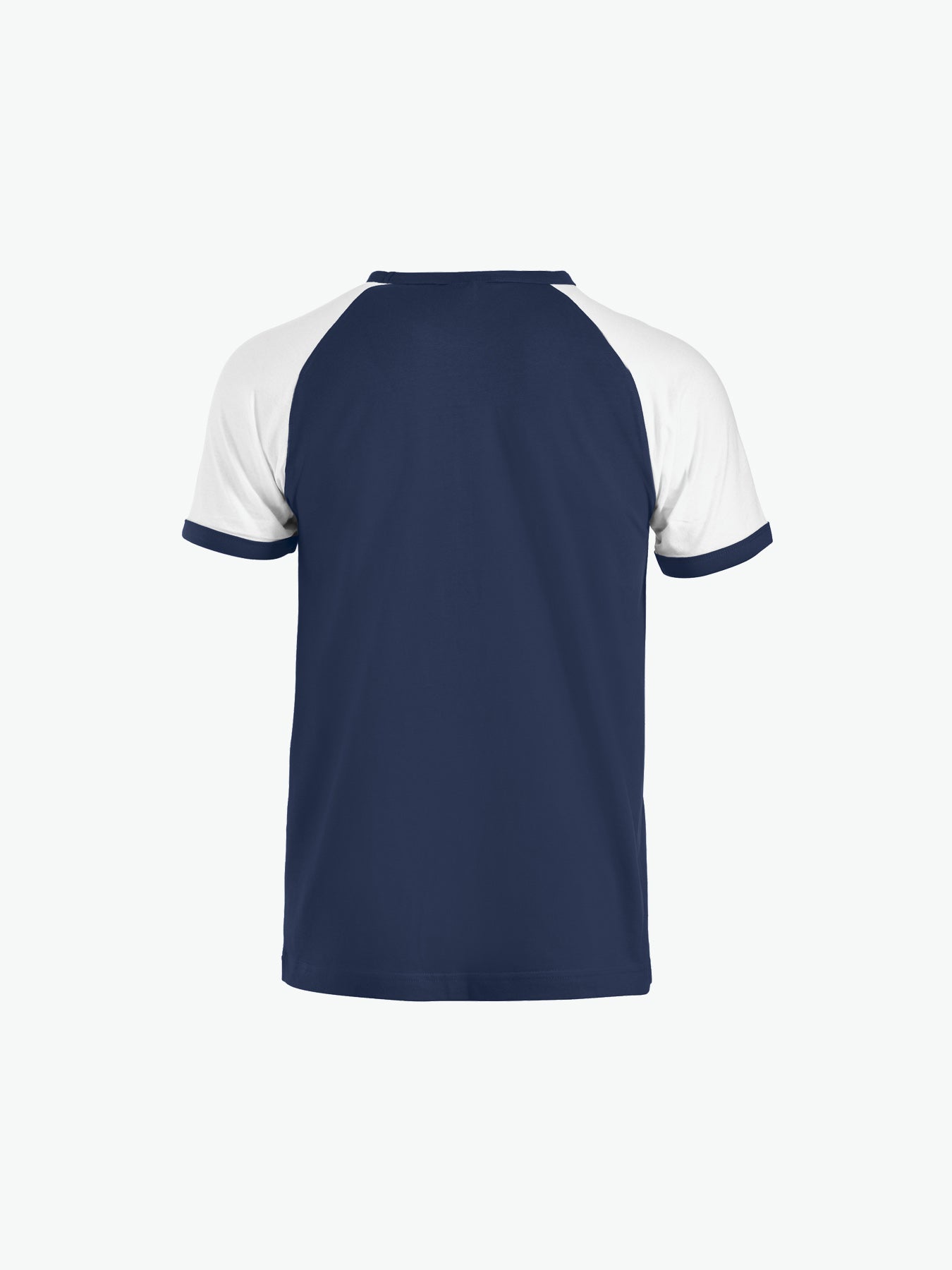Clique Raglan Tee - Navy/Wit T-Shirt Clique