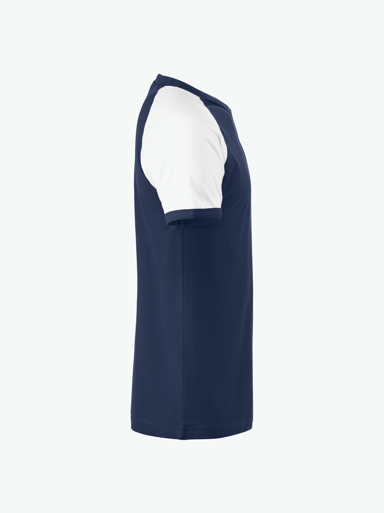 Clique Raglan Tee - Navy/Wit T-Shirt Clique