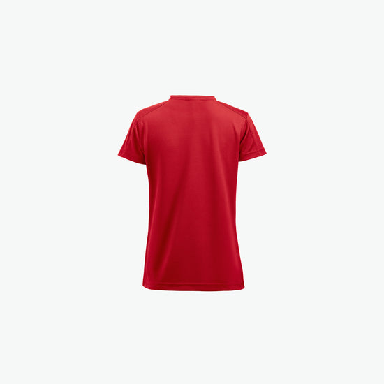 Clique Women Ice-T - Rood T-Shirt Dames Clique