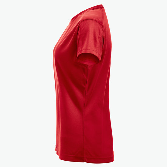 Clique Women Ice-T - Rood T-Shirt Dames Clique