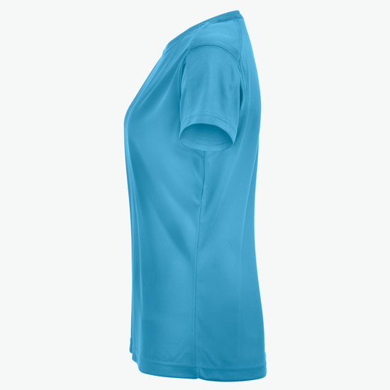 Clique Women Ice-T - Turquoise T-Shirt Dames Clique