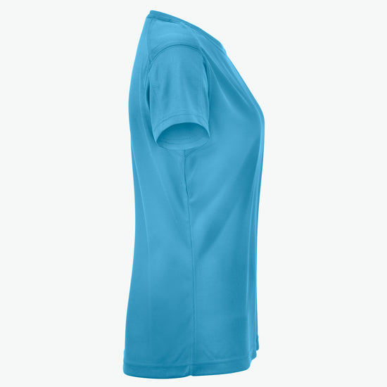 Clique Women Ice-T - Turquoise T-Shirt Dames Clique