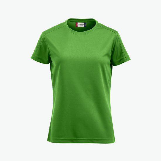Clique Women Ice-T - Appelgroen T-Shirt Dames Clique S