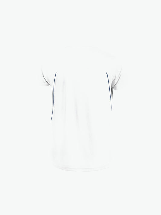 Clique Ice Sport-T - Wit/Navy T-Shirt Clique